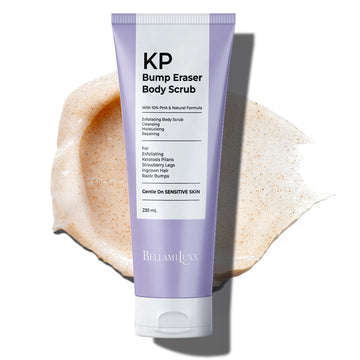 KP Bump Eraser Body Scrub: Exfoliating Keratosis Pilaris, Strawberry Skin Treatment - Smooths Rough, Bumpy, Dry Skin on Arms, Legs, Buttocks - KP Scrub Wash Helps Reduce Ingrown Hair Bumps