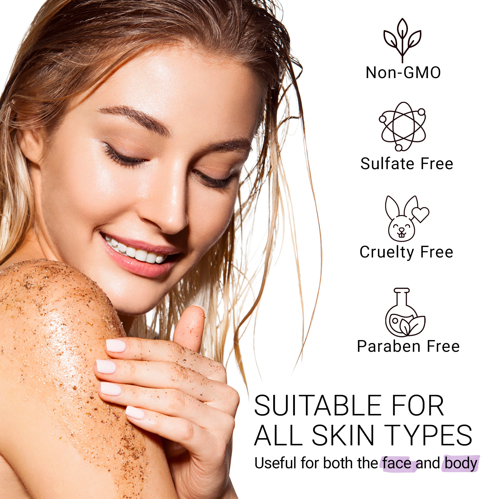 KP Bump Eraser Body Scrub: Exfoliating Keratosis Pilaris, Strawberry Skin Treatment - Smooths Rough, Bumpy, Dry Skin on Arms, Legs, Buttocks - KP Scrub Wash Helps Reduce Ingrown Hair Bumps