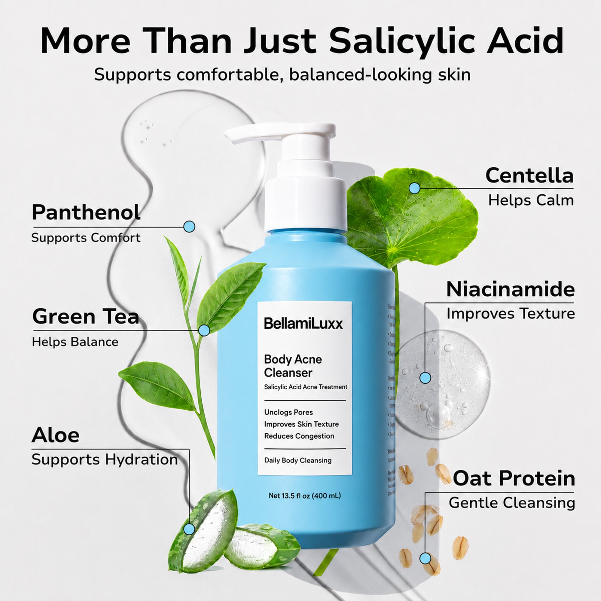 2% Salicylic Acid Body Acne Wash